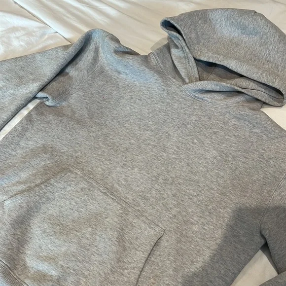 TNA HEATHER CHROME GREY COZY SWEATFLEECE HOODIE ARITZIA SIZE XS - Picture 9 of 14